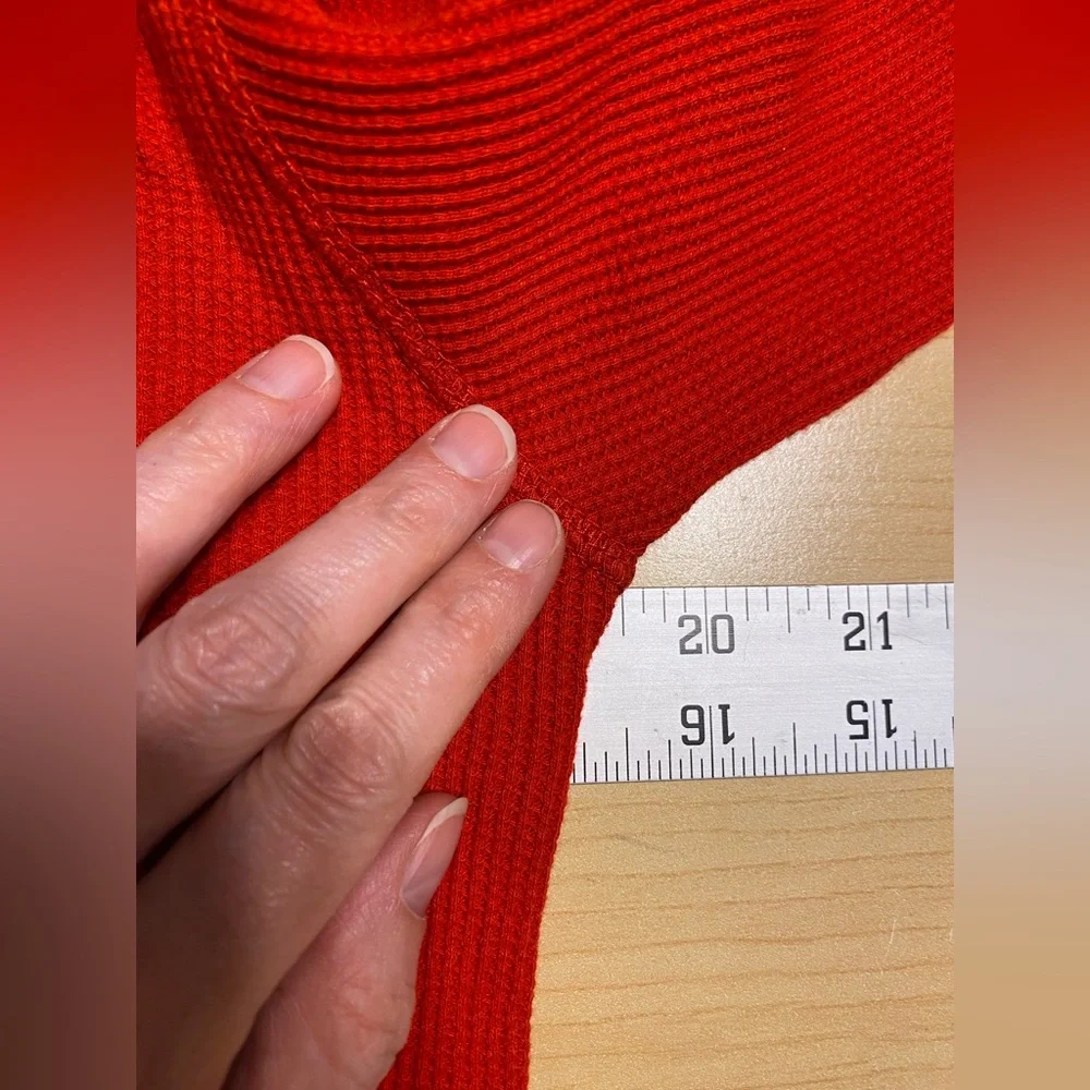 Polo Ralph Lauren Long Sleeve Thermal Knit Tee Red Men’s Medium